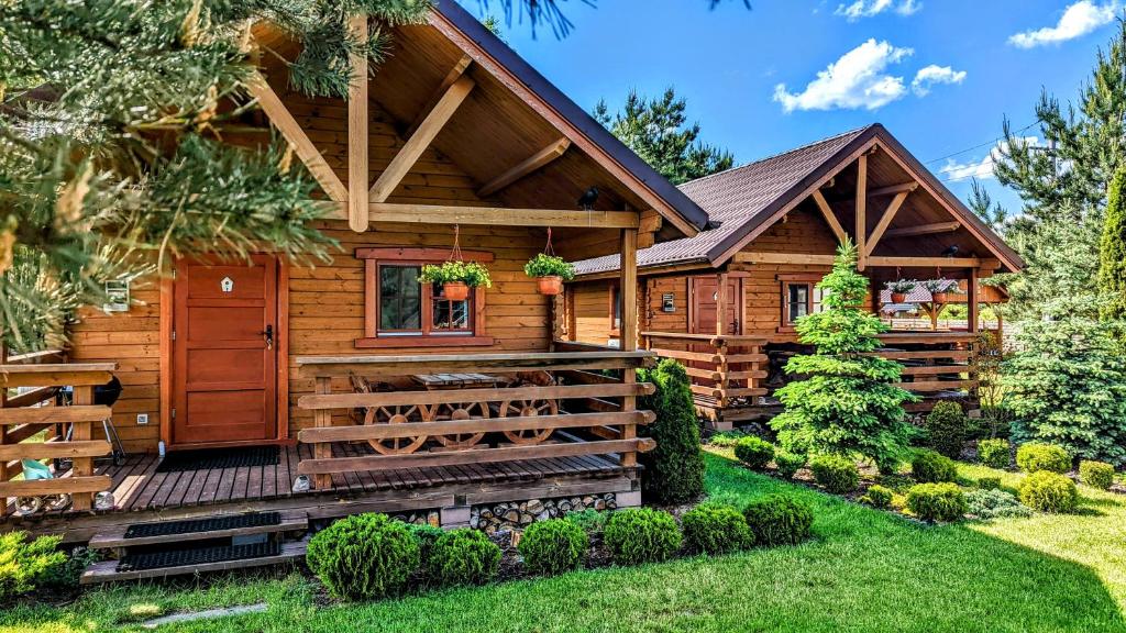 Domki Letniskowe Bory Tucholskie - Klimatyzacja Wifi Sauna Jacuzzi, Męcikał  (актуальные цены 2026 года)